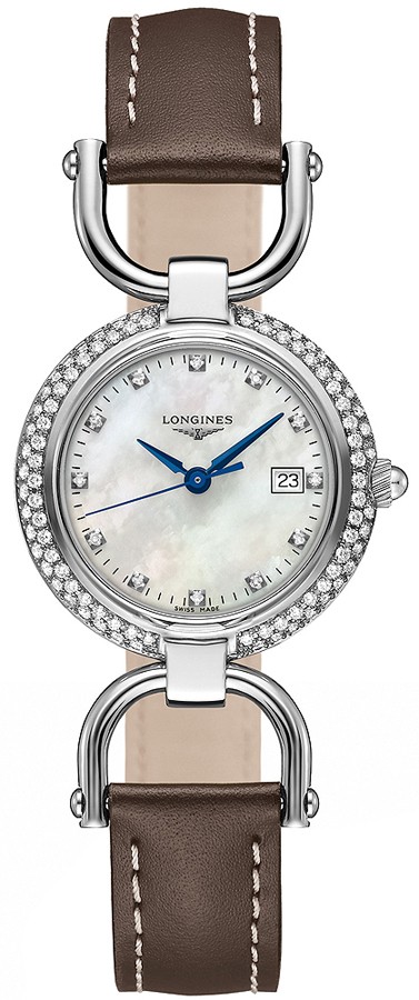 Longines Equestrian Collection Watches Ladies White Mother of Pearl Battery Operated Quartz L61310892 Watch