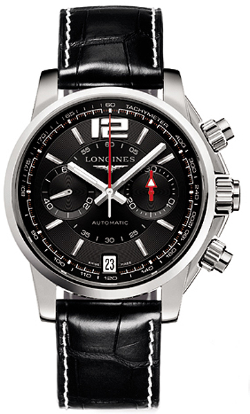 Longines Admiral Watches Mens Black Self winding Automatic L36664560 Watch