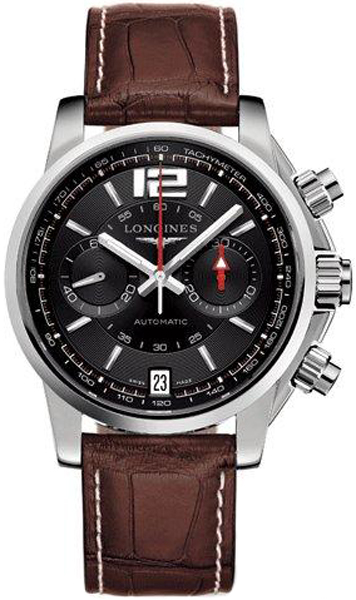 Longines Admiral Watches Mens Black Self winding Automatic L36664563 Watch