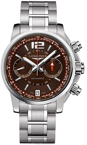 Longines Admiral Watches Mens Brown Self winding Automatic L36664666 Watch