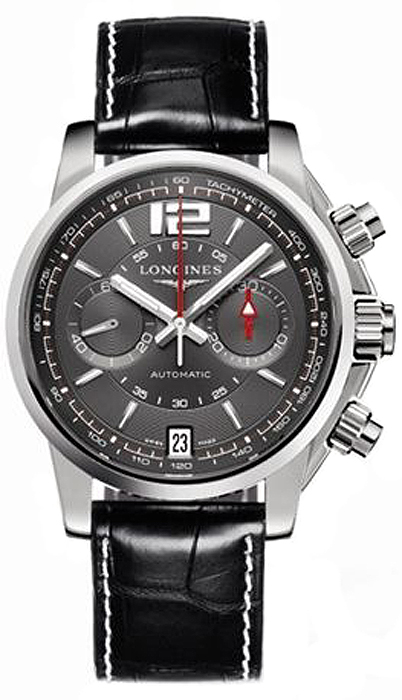 Longines Admiral Watches Mens Grey Self winding Automatic L36664792 Watch