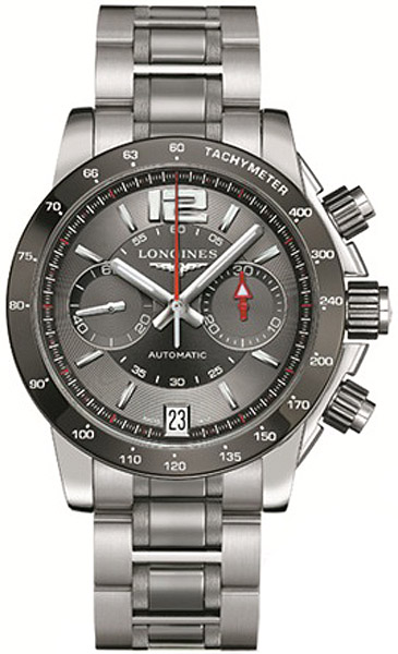 Longines Admiral Watches Mens Grey Self winding Automatic L36674067 Watch