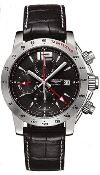 Longines Admiral Watches Mens Black Self winding Automatic L36704562 Watch