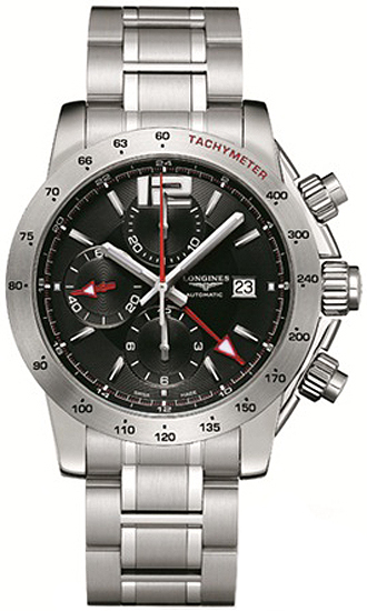 Longines Admiral Watches Mens Black Self winding Automatic L36704566 Watch
