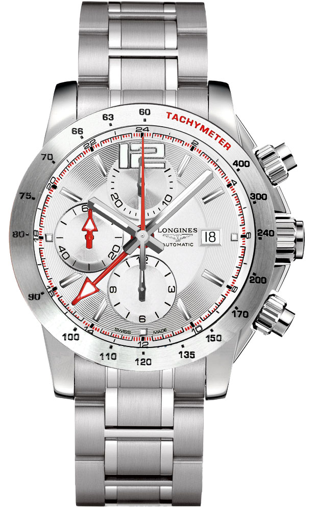 Longines Admiral Watches Mens Silver Self winding Automatic L36704766 Watch