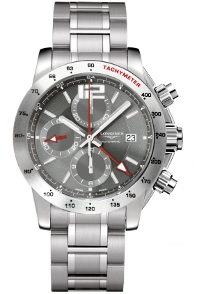 Longines Admiral Watches Mens Grey Self winding Automatic L36704796 Watch