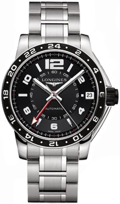Longines Admiral Watches Mens Black Self winding Automatic L36684566 Watch
