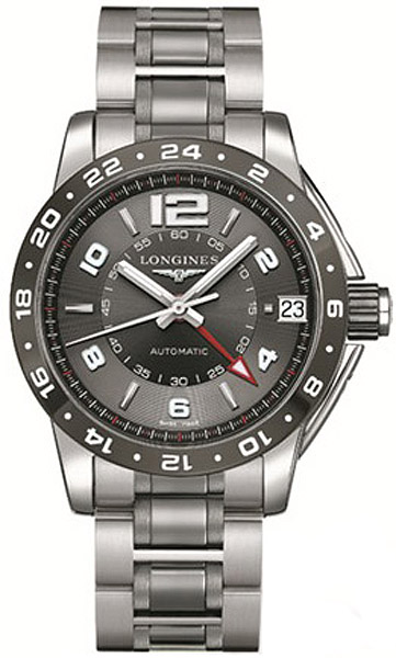 Longines Admiral Watches Mens Grey Self winding Automatic L36694067 Watch