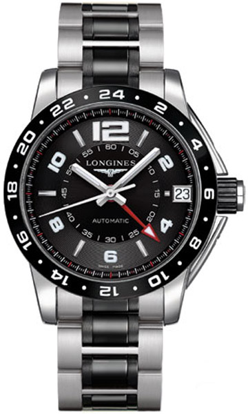Longines Admiral Watches Mens Black Self winding Automatic L36694567 Watch