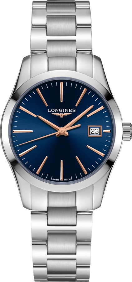 Longines Conquest Classic Watches Ladies Blue Battery Operated Quartz L23864926 Watch
