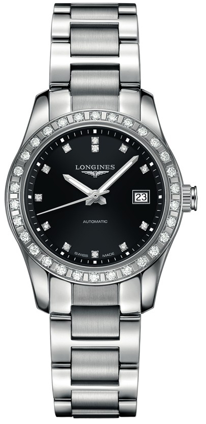 Longines Conquest Classic Watches Ladies Black Self winding Automatic L22850576 Watch