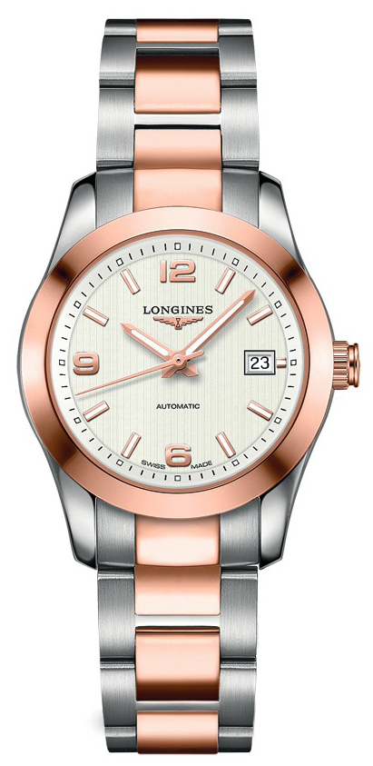 Longines Conquest Classic Watches Ladies Guilloche Silver L22855767 Watch