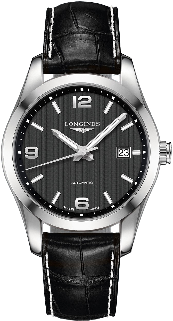 Longines Conquest Classic Watches Mens Black Self winding Automatic L27854563 Watch