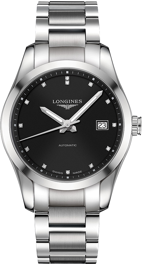 Longines Conquest Classic Watches Mens Black Self winding Automatic L27854586 Watch