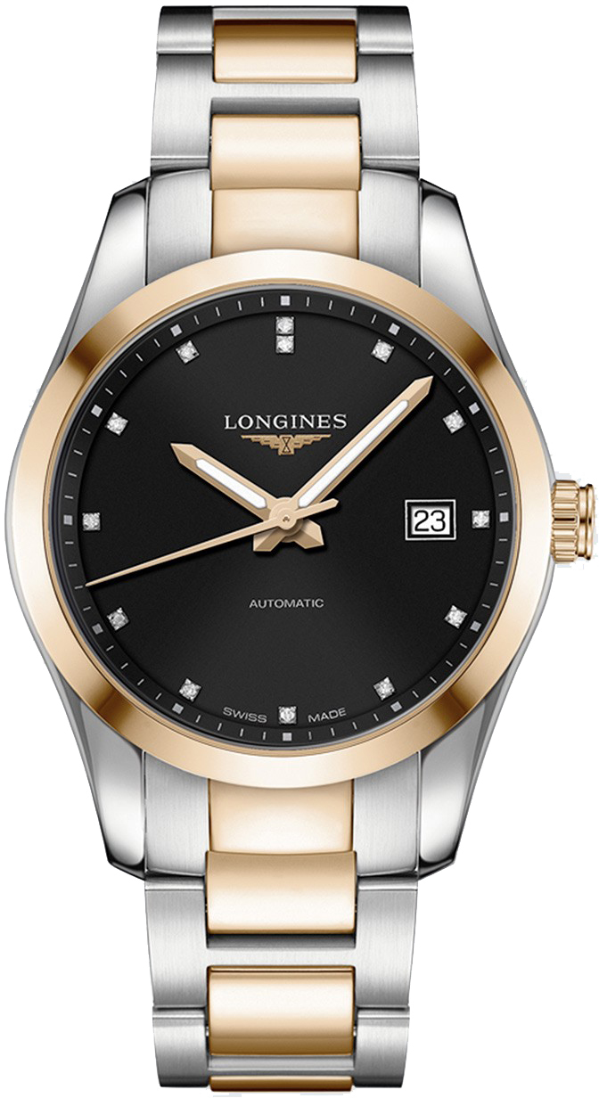 Longines Conquest Classic Watches Mens Black Self winding Automatic L27855587 Watch