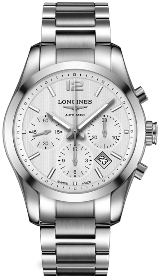 Longines Conquest Classic Watches Mens Silver Self winding Automatic L27864766 Watch
