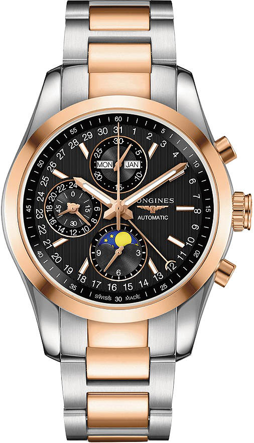 Longines Conquest Classic Watches Mens Black Self winding Automatic L27985527 Watch