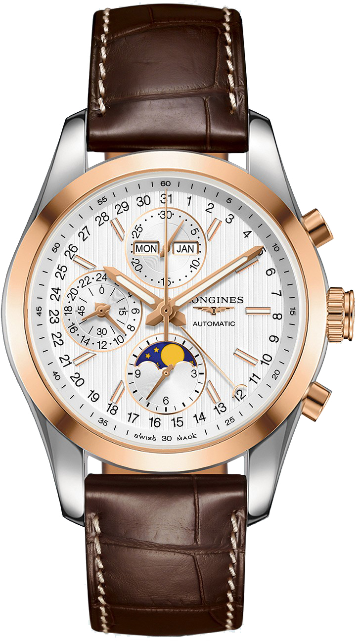 Longines Conquest Classic Watches Mens Silver Self winding Automatic L27985723 Watch