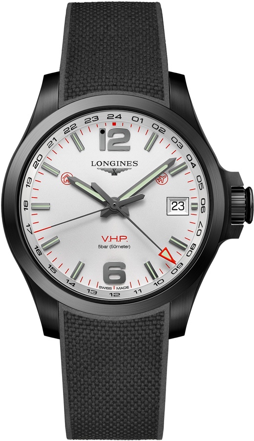 Longines Conquest V.H.P. Watches Mens Silver Battery Operated Quartz L37182769 Watch