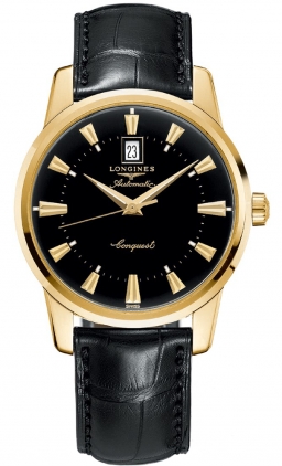 Longines Heritage Collection Watches Mens Black L16456524 Watch