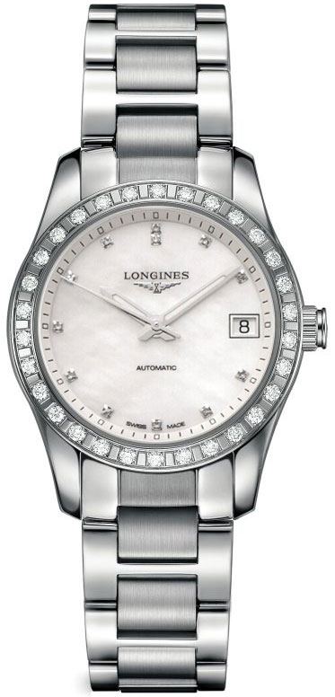 Longines Conquest Classic Watches Ladies Diamonds Self winding Automatic L22850876 Watch