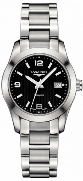 Longines Conquest Classic Watches Ladies Black Self winding Automatic L22854566 Watch