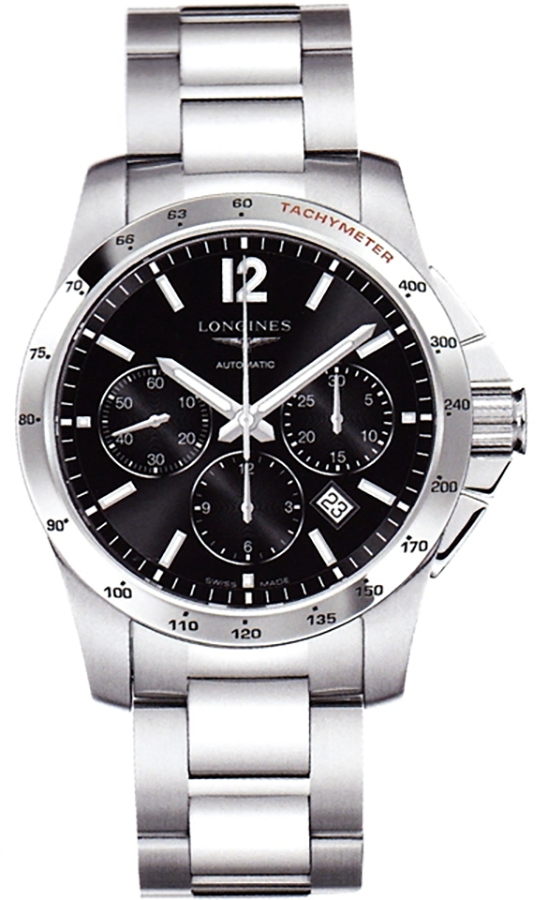 Longines Conquest Watches Mens Black Self winding Automatic L27434566 Watch