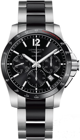 Longines Conquest Watches Mens Black  L27444567 Watch