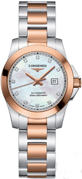 Longines Conquest Watches Ladies Pearl White  L32765877 Watch