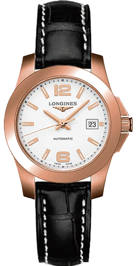 Longines Conquest Watches Ladies White Self winding Automatic L32768163 Watch