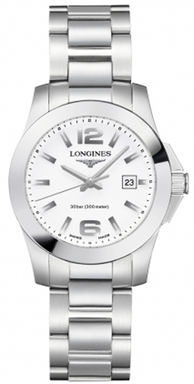 Longines Conquest Watches Ladies White  L32774166 Watch