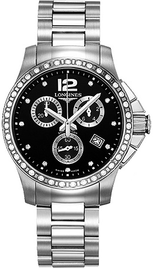 Longines Conquest Watches Ladies Black  L32790576 Watch