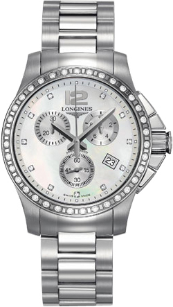 Longines Conquest Watches Ladies Pearl White  L32790876 Watch