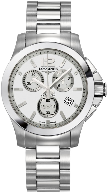 Longines Conquest Watches Ladies Silver Battery Operated Quartz L32794766 Watch