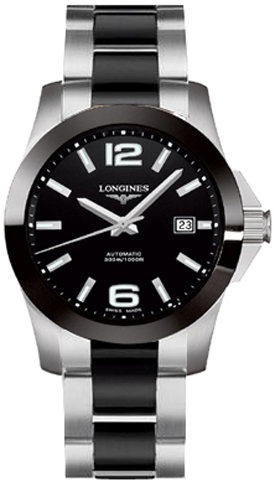 Longines Conquest Watches Mens Black  L36574567 Watch