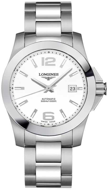 Longines Conquest Watches Mens White Self winding Automatic L36764166 Watch
