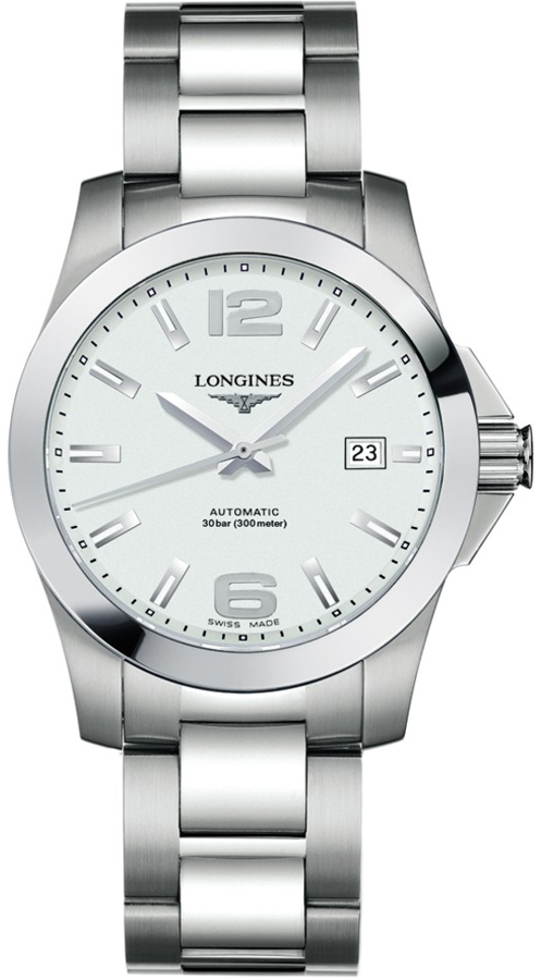 Longines Conquest Watches Mens Silver Self winding Automatic L36764766 Watch