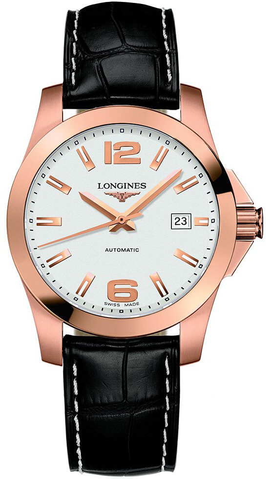 Longines Conquest Watches Mens Silver Self winding Automatic L36768763 Watch