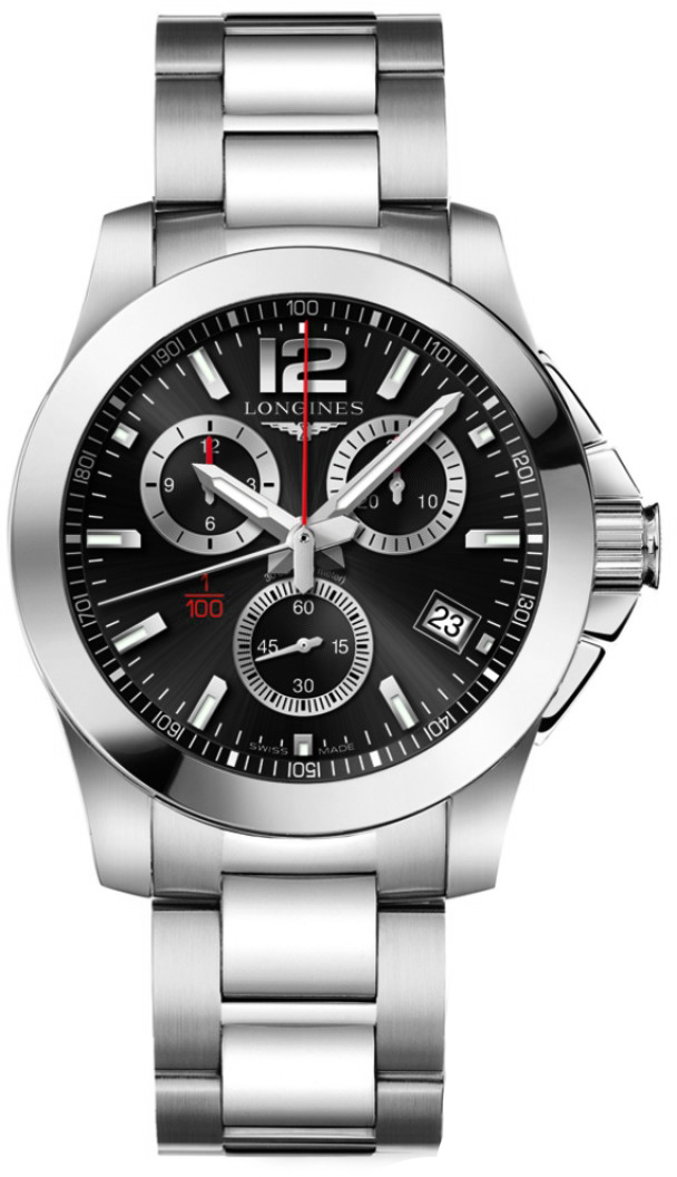 Longines Conquest Watches Mens Black  L37004566 Watch