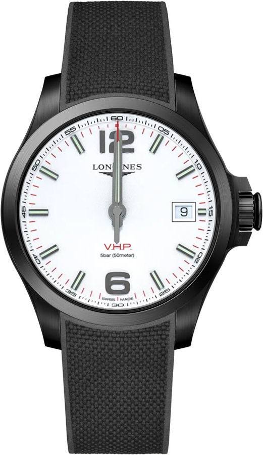 Longines Conquest V.H.P. Watches Mens Silver Battery Operated Quartz L37162769 Watch