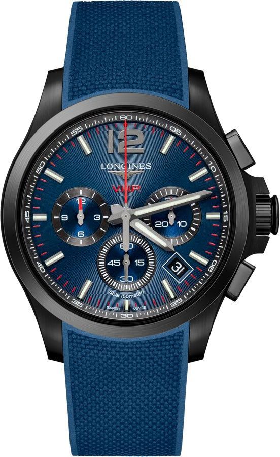 Longines Conquest V.H.P. Watches Mens Blue Battery Operated Quartz L37172969 Watch