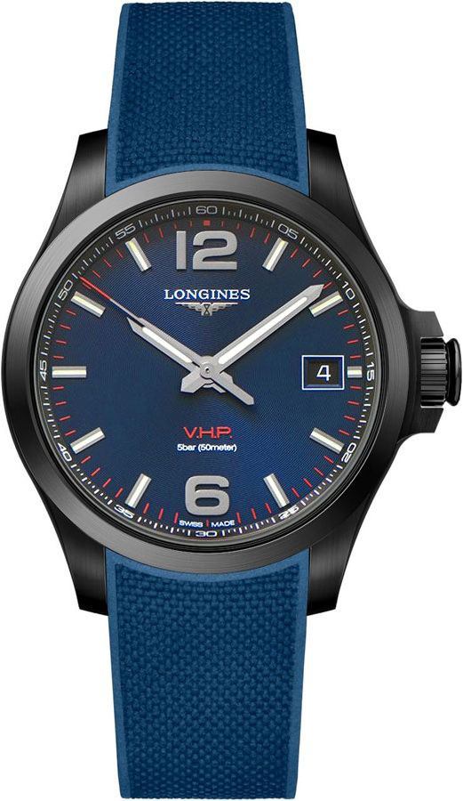 Longines Conquest V.H.P. Watches Mens Blue Battery Operated Quartz L37162969 Watch