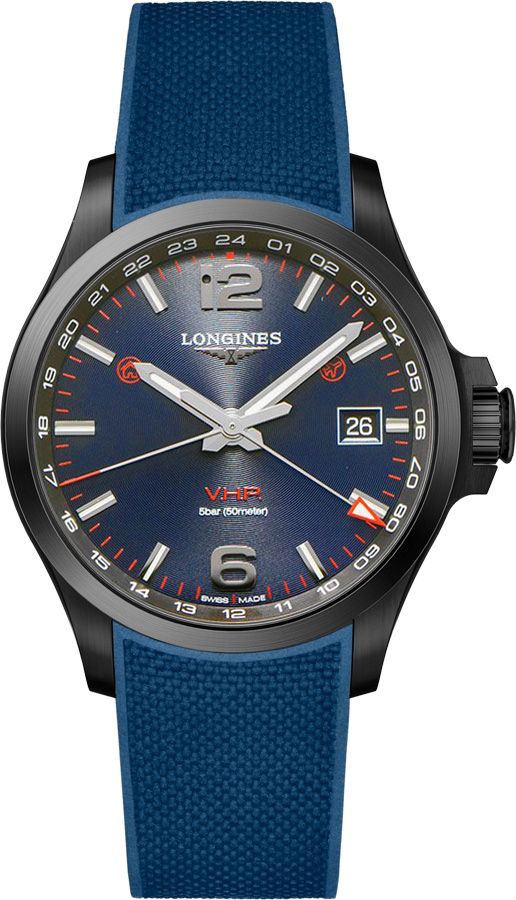 Longines Conquest V.H.P. Watches Mens Blue Battery Operated Quartz L37282969 Watch