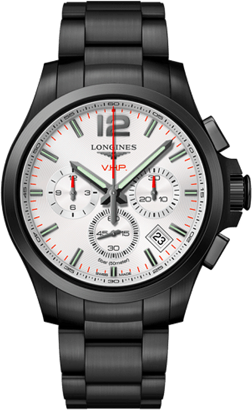 Longines Conquest V.H.P. Watches Mens Silver Battery Operated Quartz L37172766 Watch