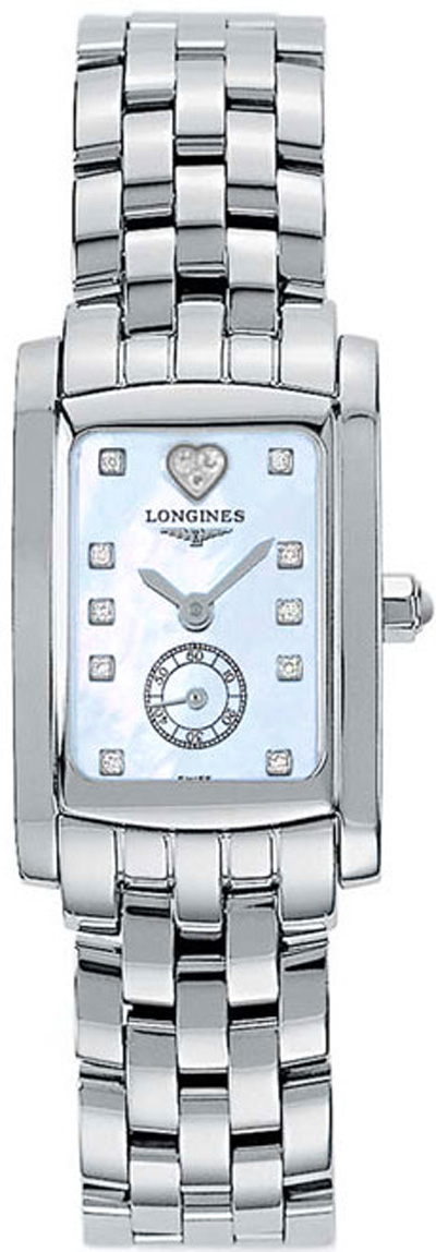 Longines DolceVita Watches Ladies Mother of Pearl Blue Battery Operated Quartz L51554926 Watch