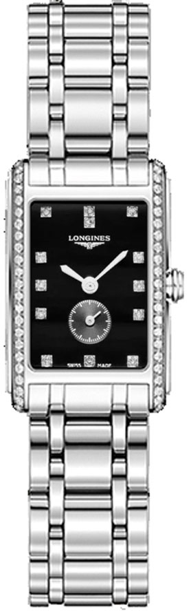 Longines DolceVita Watches Ladies Black Battery Operated Quartz L52550576 Watch