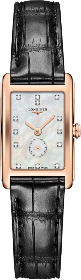 Longines DolceVita Watches Ladies Mother of Pearl White Battery Operated Quartz L52558870 Watch