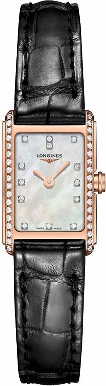 Longines DolceVita Watches Ladies Mother of Pearl White Battery Operated Quartz L52589870 Watch