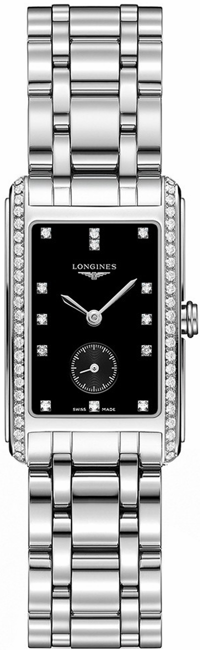 Longines DolceVita Watches Ladies Black Battery Operated Quartz L55120576 Watch