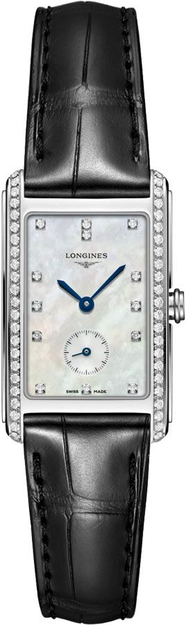 Longines DolceVita Watches Ladies Mother of Pearl White Battery Operated Quartz L55120870 Watch